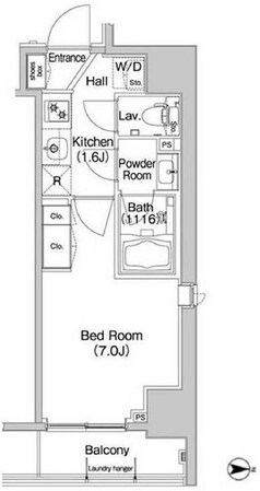 コンフォリア錦糸町の物件間取画像